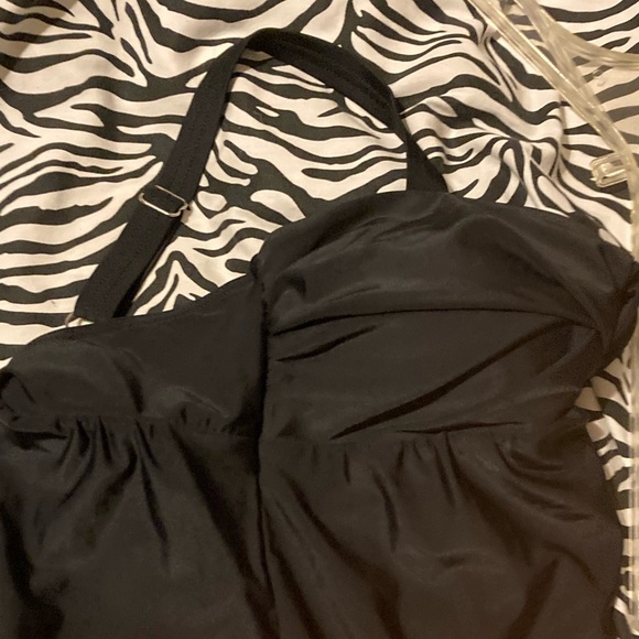 NWT Ladies Size Small 2 piece black bathing suit - Picture 4 of 16